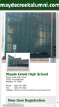 Mobile Screenshot of maydecreekalumni.com